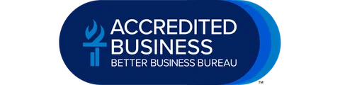 Better Business Bureau Accredited Business seal.